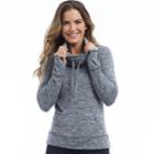 Women's Balance Collection Carmel Cozy Cowlneck Sweatshirt, Size: Xl, Oxford