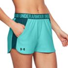 Women's Under Armour Play Up Pocket Shorts, Size: Medium, Med Blue