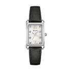 Bulova Women's Diamond Leather Watch - 96p156, Black