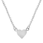 Itsy Bitsy Sterling Silver Heart Necklace, Women's, Size: 17