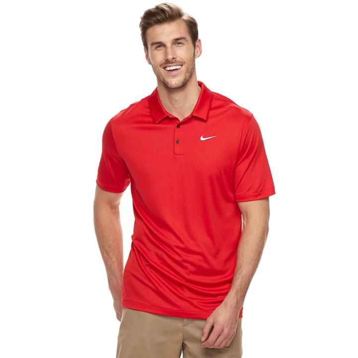 Big & Tall Nike Dri-fit Polo, Men's, Size: Xxl Tall, Dark Pink