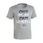 Toddler Boy Under Armour Out Play Out Hustle Graphic Tee, Size: 3t, Oxford
