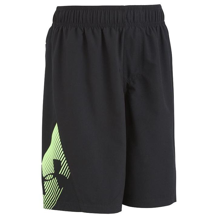 Boys 4-7 Under Armour Logo Swim Trunks, Boy's, Size: 4, Black