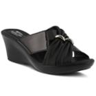 Spring Step Felim Women's Wedge Sandals, Size: 37, Black