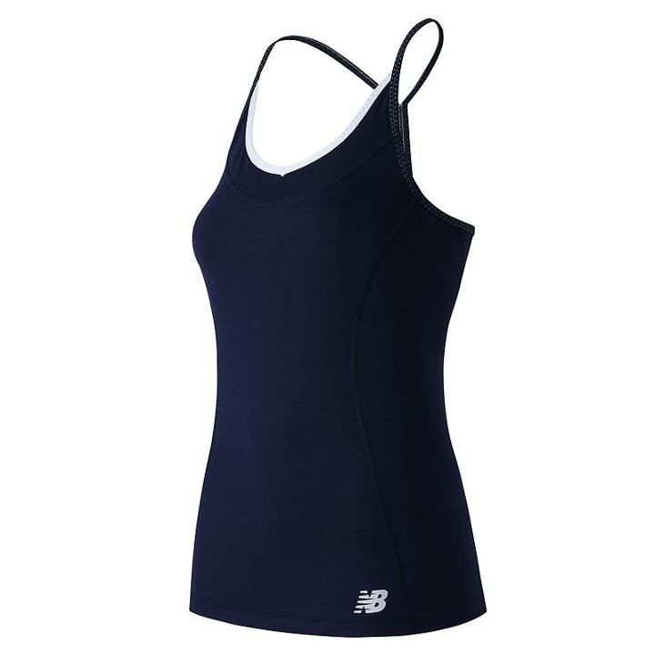 Women's New Balance Tournament Racerback Tennis Tank, Size: Xs, Blue Other