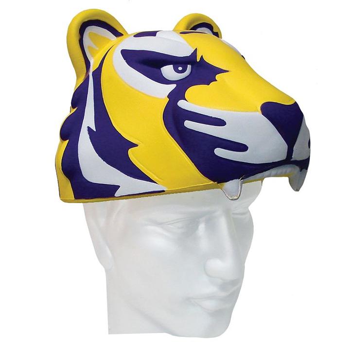 Lsu Tigers Foamhead, Teens, Multicolor