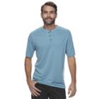 Men's Croft & Barrow&reg; Classic-fit Outdoor Performance Henley, Size: Large, Blue (navy)