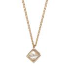 Lc Lauren Conrad Long Cube Pendant Necklace, Women's, Ovrfl Oth