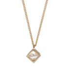 Lc Lauren Conrad Long Cube Pendant Necklace, Women's, Ovrfl Oth