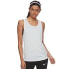Women's Nike Dry Training Tank, Size: Medium, Silver