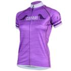 Women's Canari Arya Full-zip Cycling Jersey, Size: Large, Purple