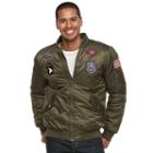Men's Xray Flight Jacket, Size: Small, Dark Green