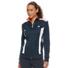 Women's Fila Sport&reg; Zip Colorblock Track Jacket, Size: Xs, Blue (navy)