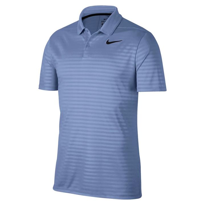Men's Nike Dry Embossed Essential Regular-fit Golf Polo, Size: Xxl, Blue (navy)
