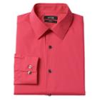 Big & Tall Men's Apt. 9&reg; Slim Tall Stretch Spread-collar Dress Shirt, Size: 16.5 36/7t, Dark Pink