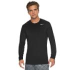 Men's Nike Dri-fit Base Layer Fitted Cool Top, Size: Small, Grey (charcoal)