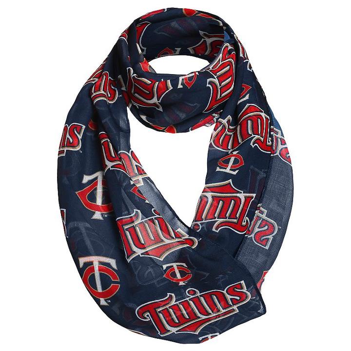 Women's Forever Collectibles Minnesota Twins Logo Infinity Scarf, Multicolor