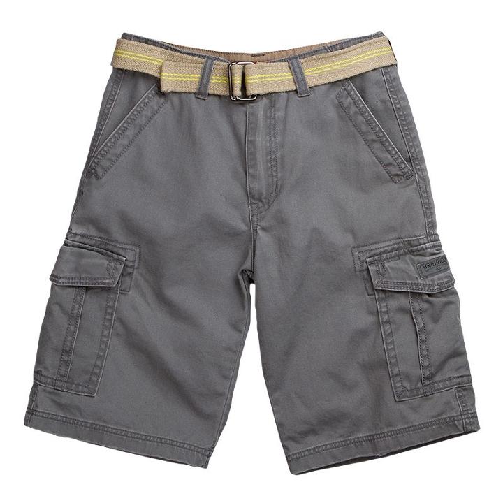 Boys 8-20 Unionbay Alfie Belted Cargo Shorts, Boy's, Size: 8, Light Grey
