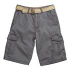Boys 8-20 Unionbay Alfie Belted Cargo Shorts, Boy's, Size: 8, Light Grey