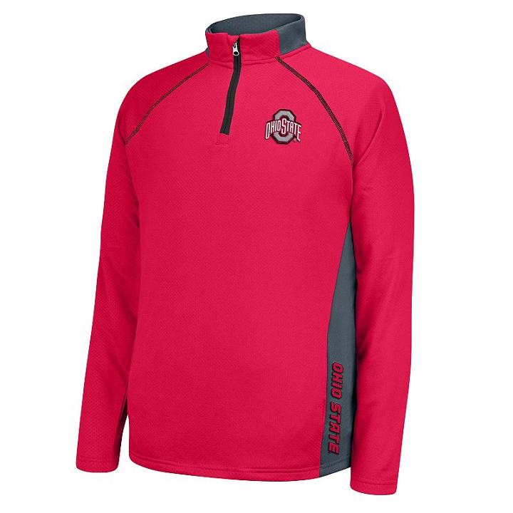 Men's Ohio State Buckeyes Reign Pullover, Size: Large, Brt Red