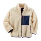 Boys 4-8 Carter's Sherpa Fleece Jacket, Boy's, Size: 4, White