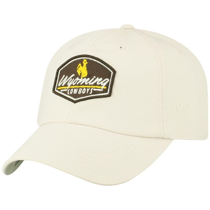 Adult Top Of The World Wyoming Cowboys Onward Cap, Men's, Lt Beige