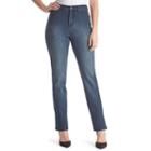 Petite Gloria Vanderbilt Amanda Classic Fit Embellished Jeans, Women's, Size: 16 Petite, Brt Blue