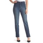 Petite Gloria Vanderbilt Amanda Classic Fit Embellished Jeans, Women's, Size: 16 Petite, Brt Blue