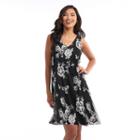 Women's Indication Embroidered Flower A-line Dress, Size: Large, Ovrfl Oth
