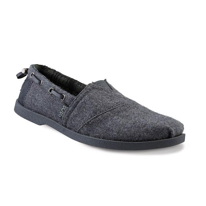 Skechers Bobs Chill Luxe Women's Slip-on Shoes, Girl's, Size: 5.5, Dark Grey