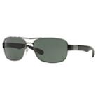 Ray-ban Rb3522 61mm Active Lifestyle Square Sunglasses, Adult Unisex, Light Grey
