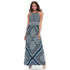Petite Suite 7 High Neck Maxi Dress, Women's, Size: 12 Petite, Blue