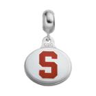 Fiora Sterling Silver Stanford Cardinal Logo Charm, Women's, Multicolor