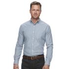 Men's Croft & Barrow&reg; True Comfort Classic-fit Stretch Button-down Shirt, Size: Xl, Dark Blue