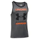 Men's Under Armour Graphic Tech Tank, Size: Large, Silver