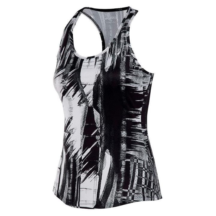 Women's Asics Emma Mesh Scoopneck Racerback Tank, Size: Xl, White Oth