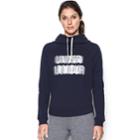 Women's Under Armour Graphic Hoodie, Size: Xs, Blue (navy)