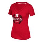 Women's Adidas Nebraska Cornhuskers Laural Tee, Size: Medium, Red