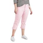 Plus Size Levi's Shaping Jean Capris, Women's, Size: 16 W, Pink