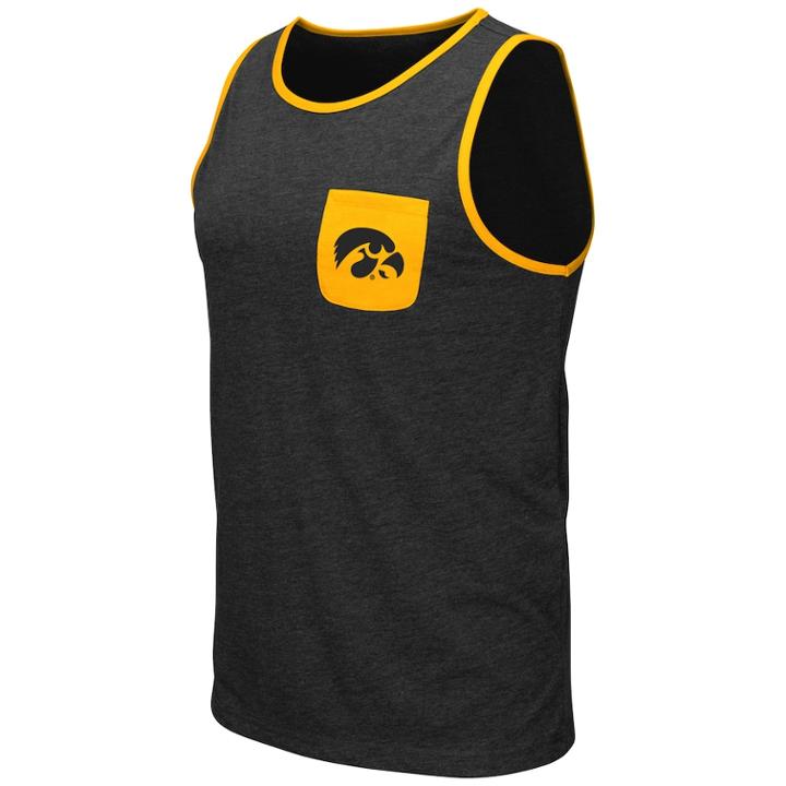 Men's Colosseum Iowa Hawkeyes Tank Top, Size: Xxl, Oxford