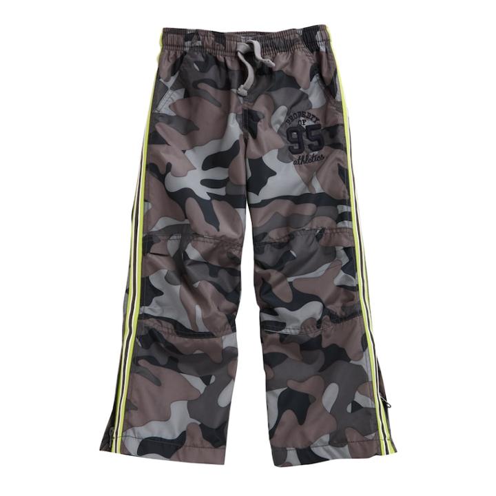 Oshkosh B'gosh&reg; Matte Camo Athletic Pants - Boys 4-7, Size: 5, Gray Camo