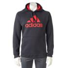 Men's Adidas Essential Cotton Fleece Hoodie, Size: Medium, Black