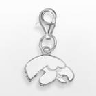 Logoart Iowa Hawkeyes Sterling Silver Logo Charm, Women's, Multicolor