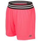 Girls 7-16 New Balance Core Shorts, Size: 14, Med Orange
