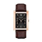 Caravelle New York By Bulova Men's Leather Watch - 44a104, Brown