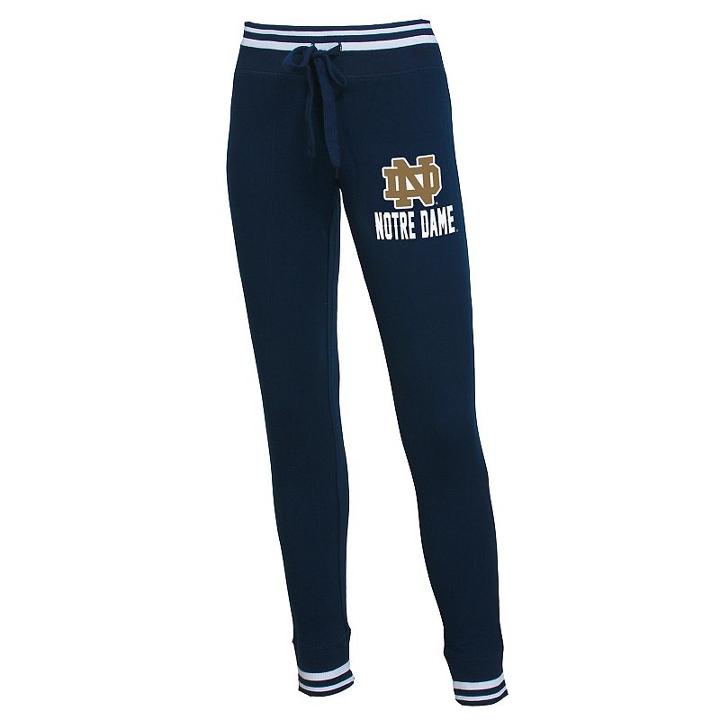 Women's College Concepts Notre Dame Fighting Irish Grandview Leggings, Size: Small, Blue (navy)