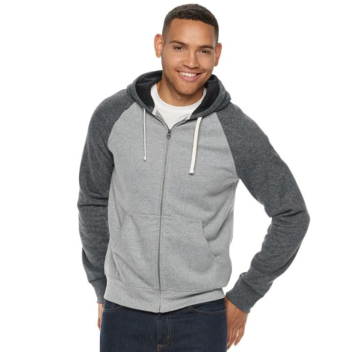 Men's Sonoma Goods For Life&trade; Supersoft Modern-fit Fleece-lined Jacket, Size: Xl, Black