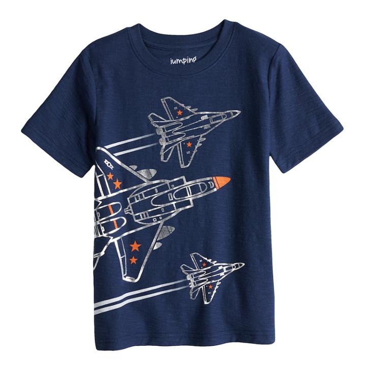 Boys 4-10 Jumping Beans&reg; Graphic Tee, Size: 5, Dark Blue