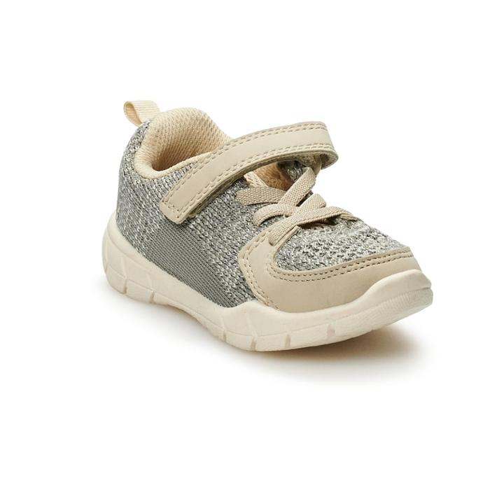 Carter's Avion Toddler Boys' Sneakers, Size: 8 T, Beig/green (beig/khaki)