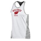 Women's Under Armour Wisconsin Badgers Space Tech Tank Top, Size: Xl, White